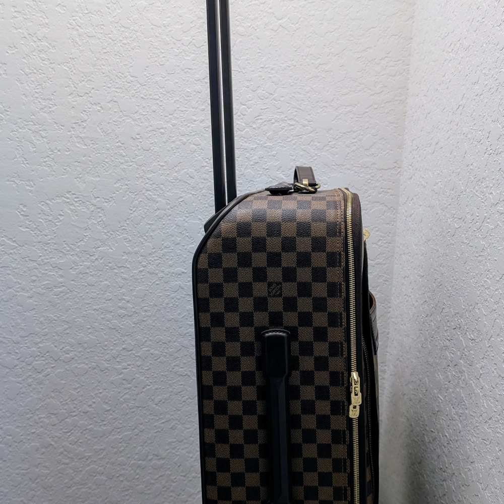 Louis Vuitton Damier Ebene Pegase 55 Rolling Luggage Carry On. - Picture 4 of 12